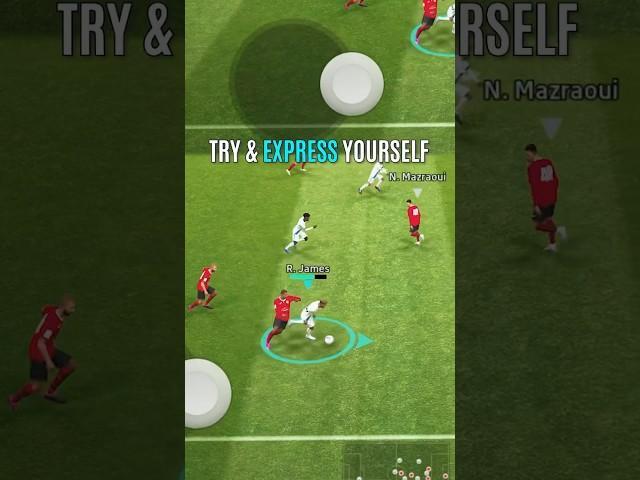 Finesse dribbling in eFootball Mobile