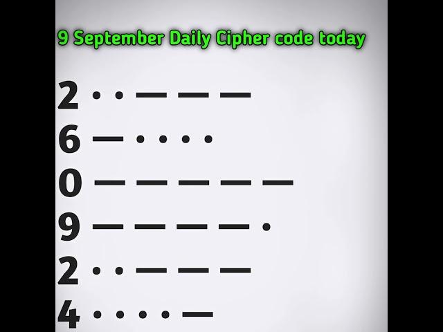 9 September Daily Cipher code Hamster Kombat/ Daily Cipher code today #viralshorts #shortsfeed