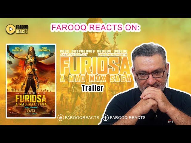 Farooq Reacts | FURIOSA : A MAD MAX SAGA | OFFICIAL TRAILER | In Theaters May 24 #movies #hollywood