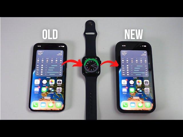 How to transfer Apple Watch to new iPhone, pairing all previous data