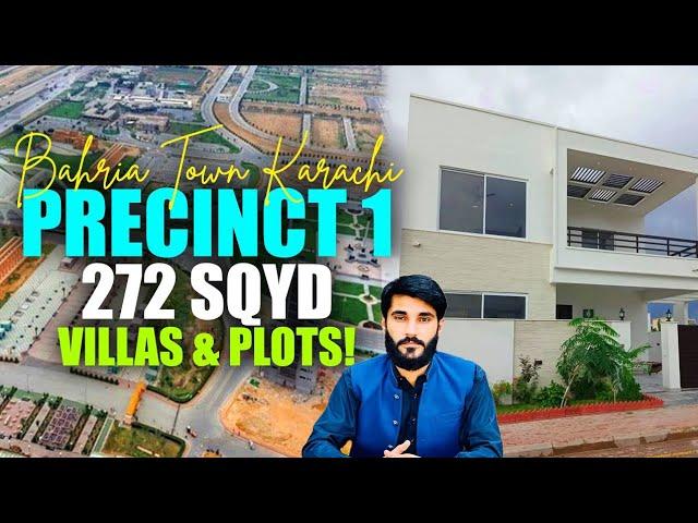 Precinct 1 Bahria Town Karachi | 272 SQYD Villas & Plots | Bahria Ke Rang Realtor