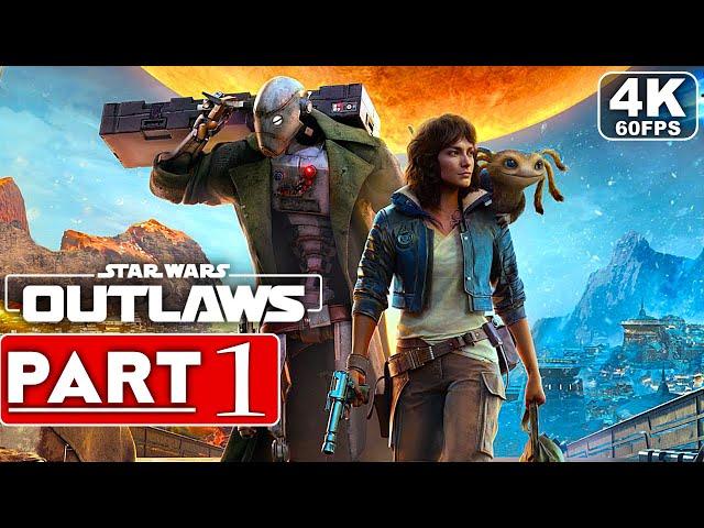 STAR WARS OUTLAWS Gameplay Walkthrough Part 1 [4K 60FPS PC  ULTRA] - No Commentary (FULL GAME)