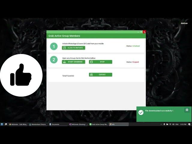 Grab Scrap Top Active members from Group