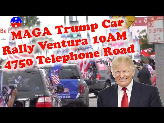 #MAGA #Trump #Car Rally in #Ventura #DonaldTrump #KamalaHarris #JoeBiden #politics #News #America