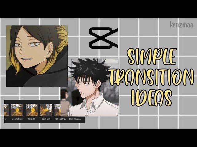 6 simple transition ideas! シ︎(capcut edit)