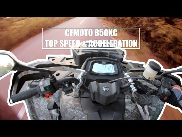 2020 CFMOTO 850xc TOP SPEED & ACCELERATION