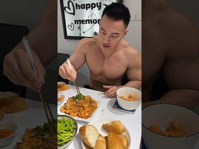 Bữa ăn trước tập bao tăng cơ!! #fitness #anhsonnfitness #gym