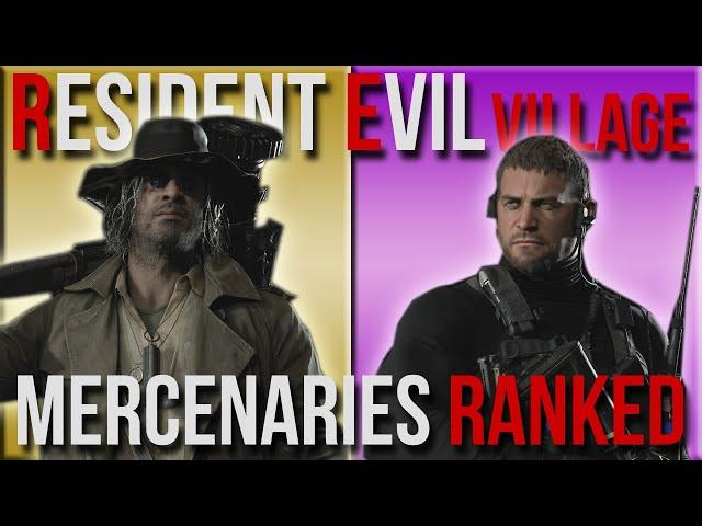 All RESIDENT EVIL VILLAGE Mercenaries  RANKED WORST to BEST