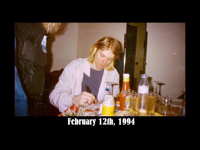 Kurt Cobain 1994 January to April picture timeline