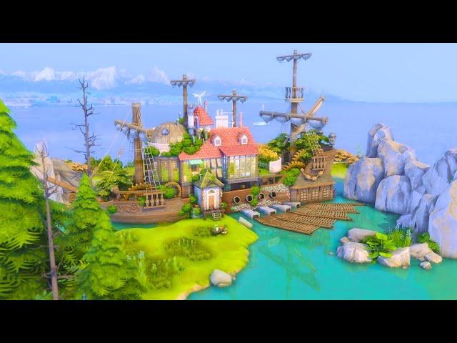 Howl's Moving Castle ️ | The Sims 4 Speed Build | Studio Ghibli Inspired | No CC