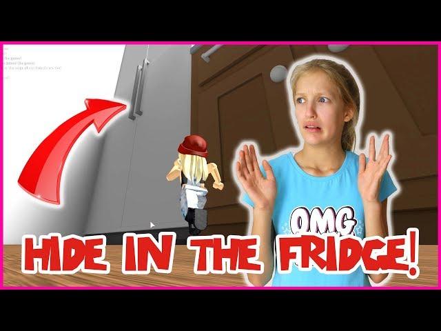 HIDING INSIDE A FRIDGE!