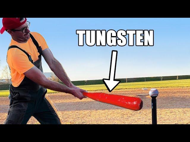 I Made The World's Heaviest Baseball Bat (NEW RECORD)