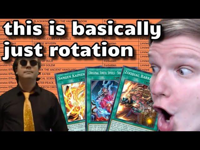 A MASS MURDER OF THE META! - (Live Banlist Reaction 12/8/24)