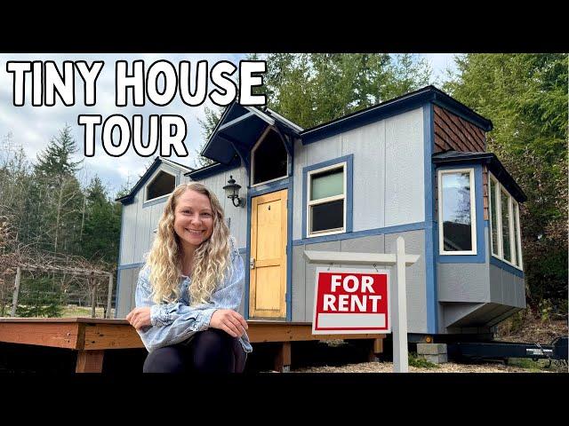 I SOLD My Van & Moved into a TINY HOUSE!  Tiny Home Tour in Washington State & Life Updates
