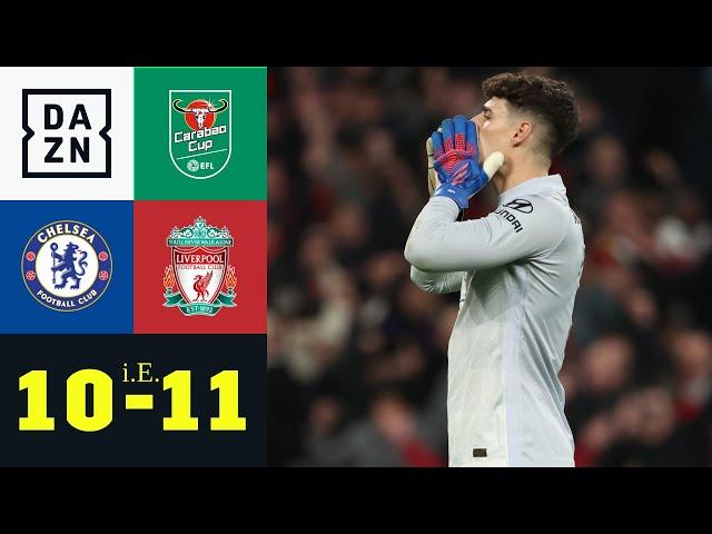 Kepa verschießt! Reds-Krönung nach 22 Elfmeter: Chelsea - Liverpool 10:11 i. E. | Carabao Cup | DAZN