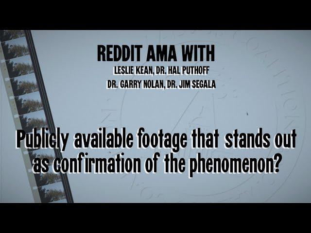 Publicly available footage that stands out as confirmation of the phenomenon?