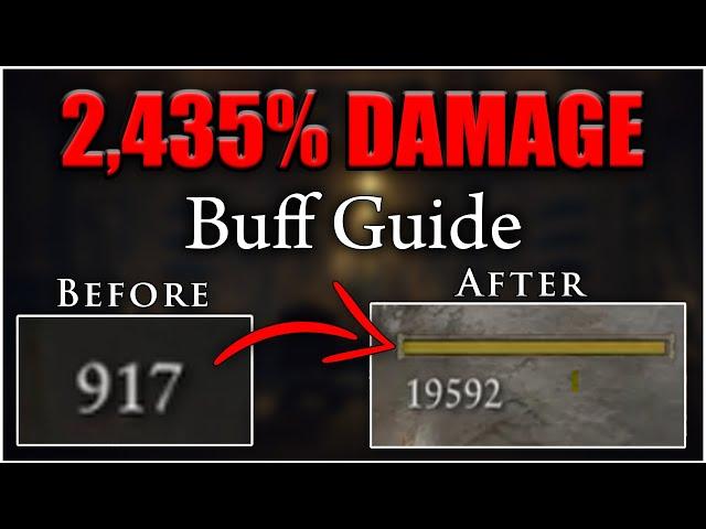 Highest Damage Possible | How to get 25x More Damage With Buffs | Elden Ring