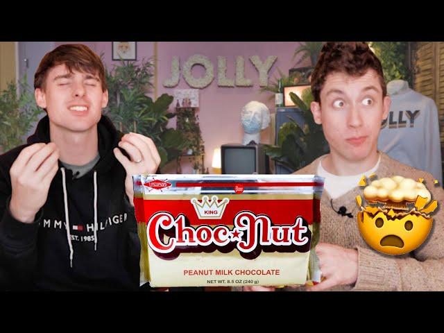 British Guys Try Filipino Snacks!! (CHOC NUT!?!)