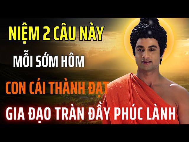2 Câu Niệm Phật Vào 2 Thời Điểm Vàng - Đổi Vận Con Cái, Phúc Khí Tràn Đầy Gia Đạo