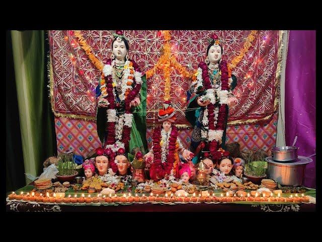 Jyeshtha GAURI pujan | Short Clips | Mahalaxmi Pujan | Decor | Delhi