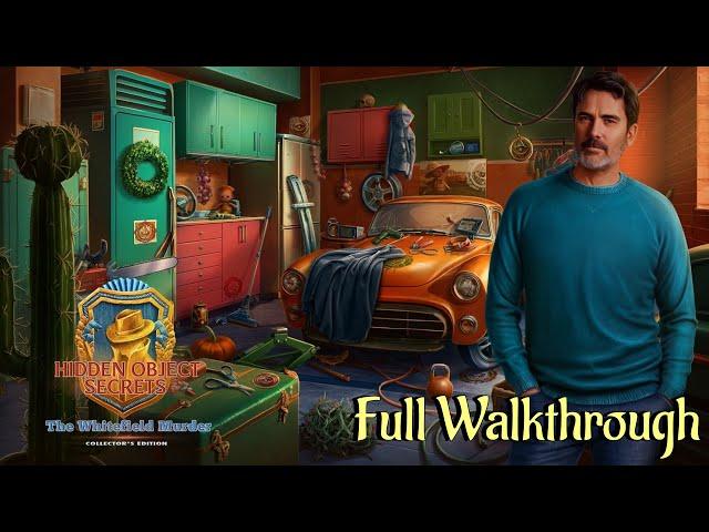 Let's Play - Hidden Object Secrets - The Whitefield Murder - Full Walkthrough