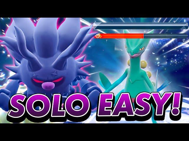 UPDATE! The FASTEST Pokemon BUILD to SOLO 7 Star SCEPTILE Tera Raid in Scarlet and Violet DLC final