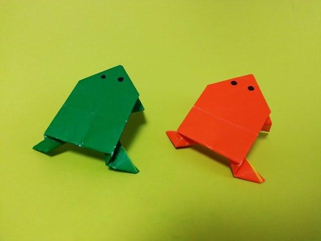 개구리 종이접기 How to Make Frog Origami