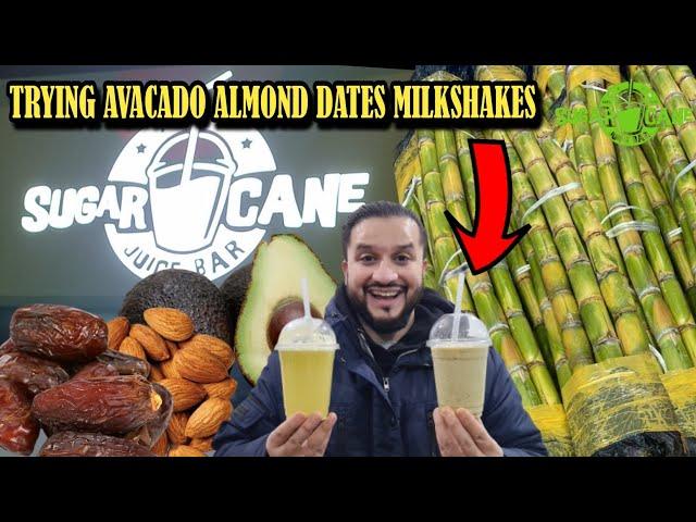 First Time Trying Avacado Almond Dates Milkshake | Sugarcane | Moseley Birmingham | DanishVlogsster