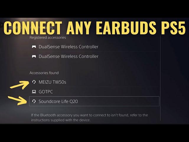 How to Connect ANY Bluetooth Headphones or Earbuds (Headset) To PS5 Without Adapter