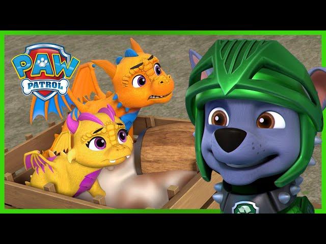 ПЕС ПАТРУЛ: рицарите спасители: спасяват бебе дракон и още! PAW Patrol Bulgarian карикатури за деца