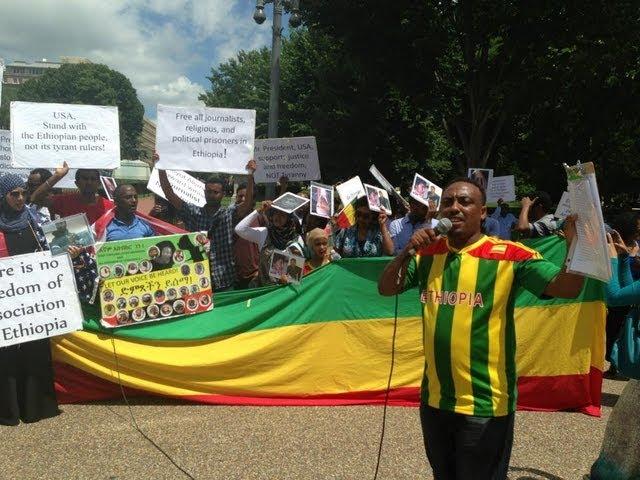 Demonstration in front of the White House - ECADF Ethiopian news videos