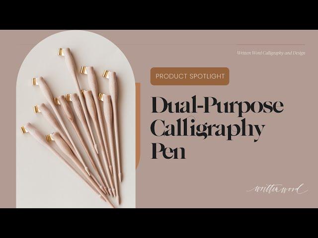 Modern Calligraphy Pen and How to Adjust It