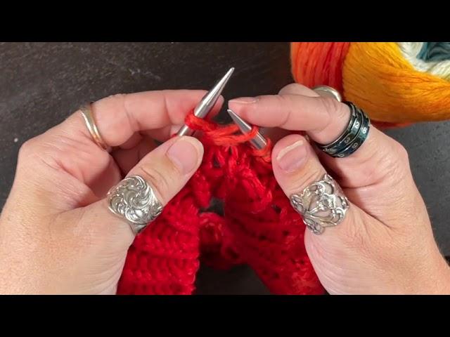 Knitting: Ranunculus Knit-a-Long assistance, part 7: Insert RHN instruction in Yoke