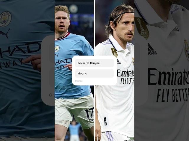 I have to go Kevin in this one #football #shortsvideo #footballshorts #viralvideo #kevindebruyne