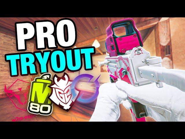 MY OFFICIAL PRO LEAGUE TRYOUT