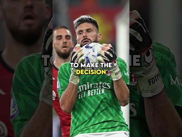 Giroud Has A New Position #seriea #football #goalkeeper