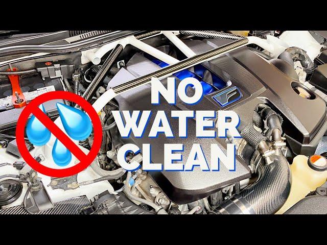 STOP using water to clean your engine bay - SAFEST way to detail.