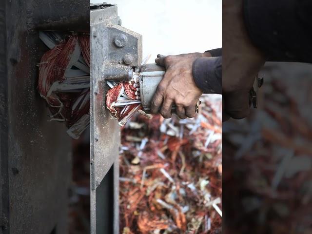 High-Speed Copper Separation Machine  | Full Demo & Process 𝐂𝐘 𝐓𝐞𝐜𝐡 #drill #copperrecovery #shorts