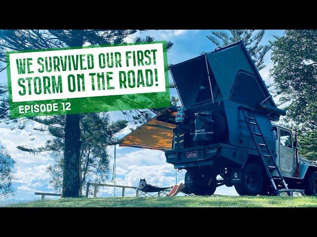 WE SURVIVED OUR FIRST STORM ON THE ROAD! – NSW North Coast – Episode 12