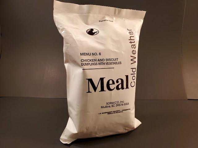 2024 US Meal Cold Weather Chicken & Biscuit Dumplings MCW Review Ration Taste Testing Arctic MRE