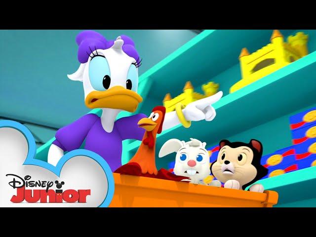 Stop That Shopping Cart! | Minnie's Bow-Toons   | @disneyjr