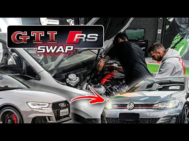 UM PASSO IMPORTANTE NO GTI MK7 c/ SWAP RS3 