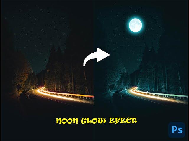 how to edit photo in photoshop | add noon glow efect | photoshop tutorial