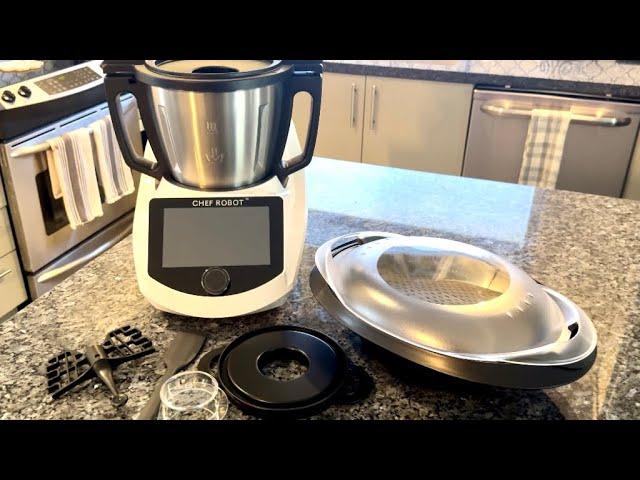 Smart Food Processor UltraCook -Your All-in-One Kitchen Wizard! Self-Cleaning, 600+ Recipes & More