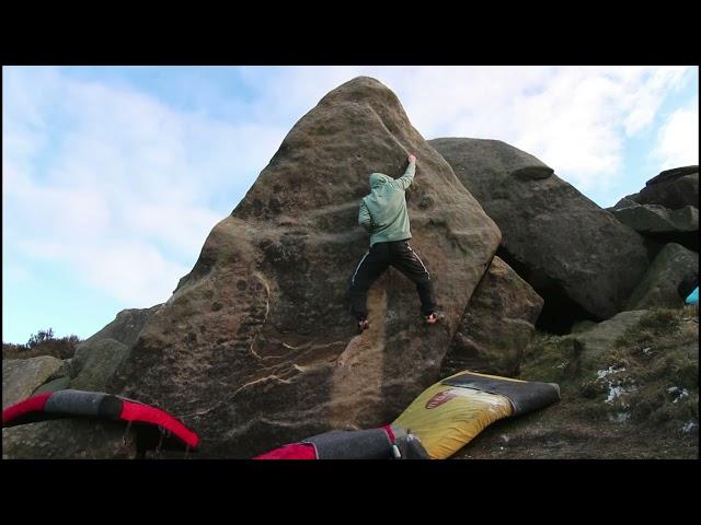 Triangle Wall 7a, Burbage South