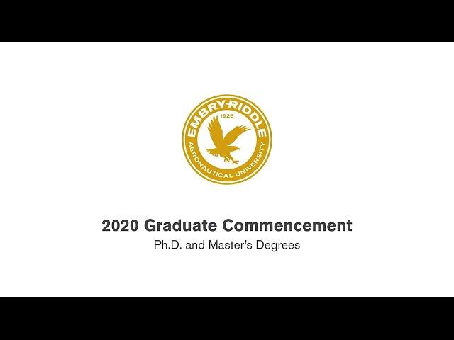 2020 Virtual Graduate Commencement – Daytona Beach Campus (3pm EST)