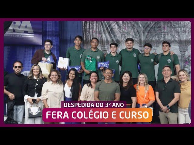 DESPEDIDA DO 3º ANO DO FERA COLÉGIO E CURSO | SUPRESA DOS PAIS PARA OS ALUNOS