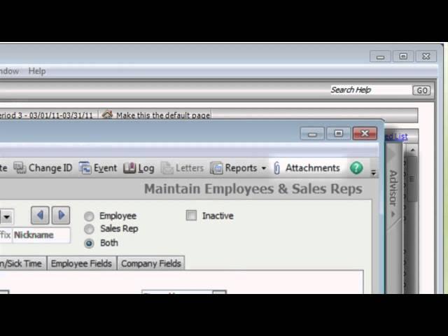 Managing Employees & Payroll in Sage 50 - Sage Advisor