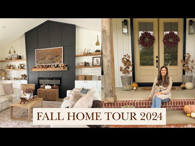 FALL HOME TOUR 2024  | cozy neutral fall decorating ideas!