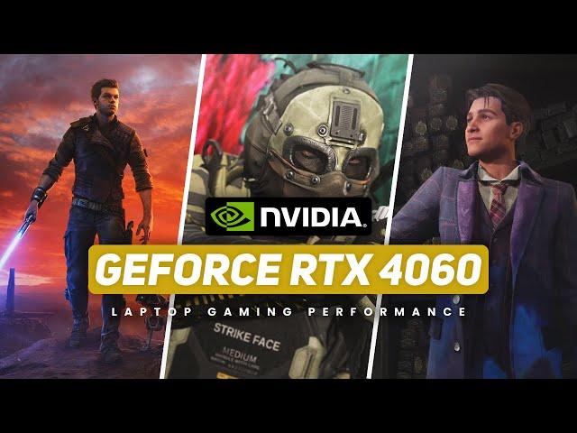 NVIDIA GeForce RTX 4060 Laptop Gaming Performance 2023!